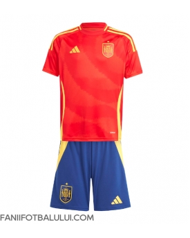 Spania Echipament de Fotbal Replică European 2024 Copii Acasa (+ Șorturi)